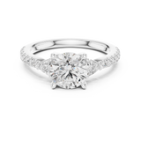 Gold Ring DDLR-863, White Gold, view 4