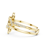 Gold Ring LR-01 (80), Yellow Gold, view 3