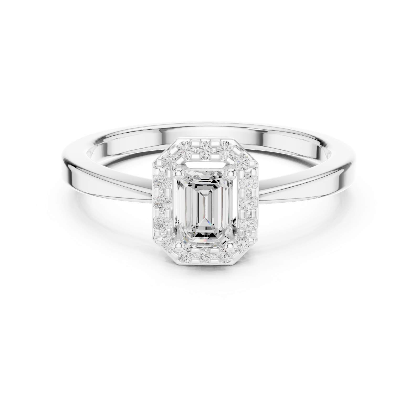 Gold Ring DDLR-493, White Gold