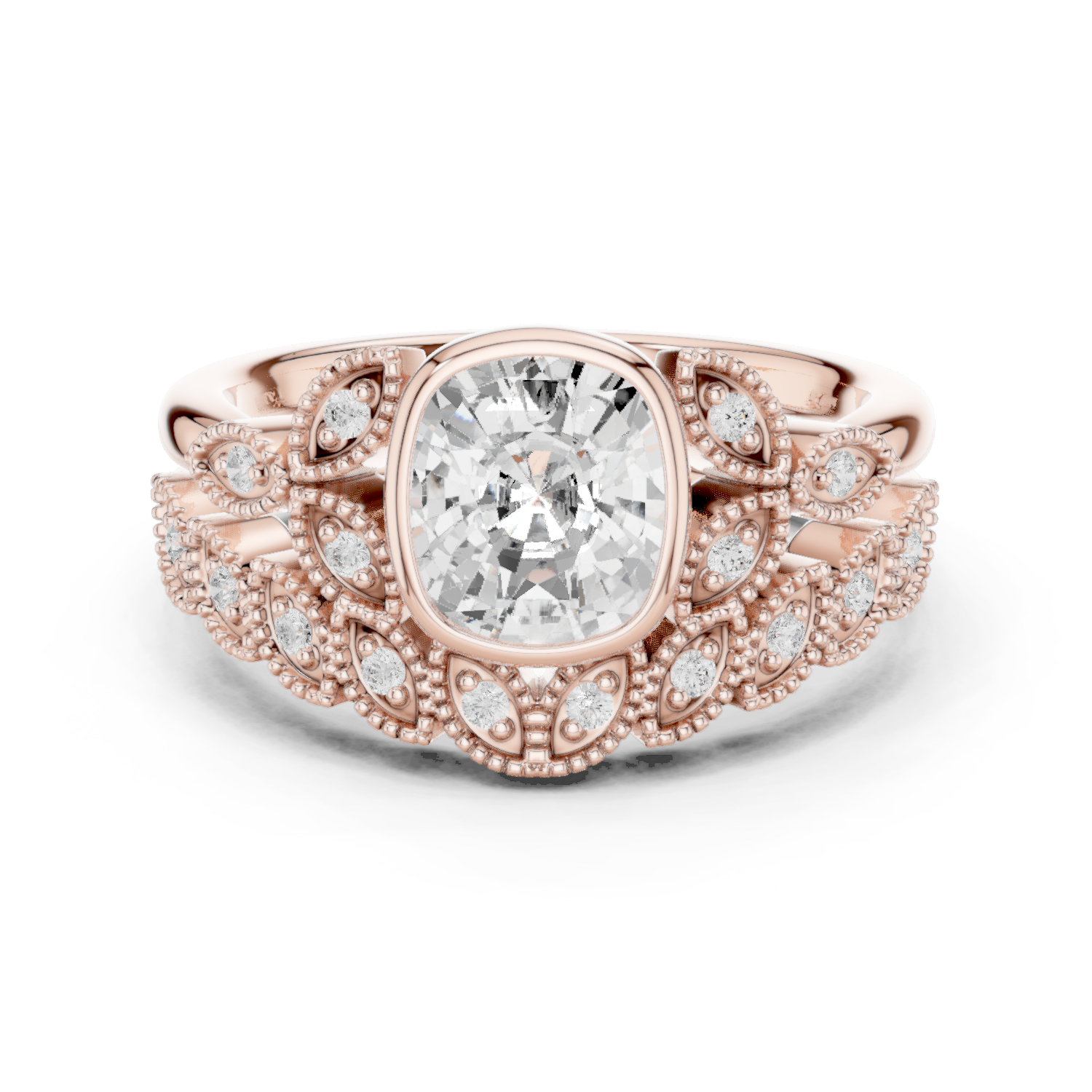 Gold Ring DDLR-290, Rose Gold