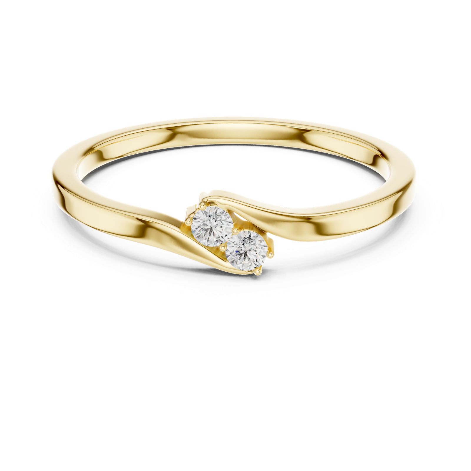 Gold Ring SBWR(41), Yellow Gold, view 4