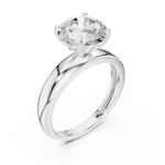 Gold Ring DDLR-710, White Gold, view 2