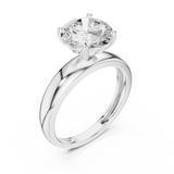 Gold Ring DDLR-710, White Gold, view 2