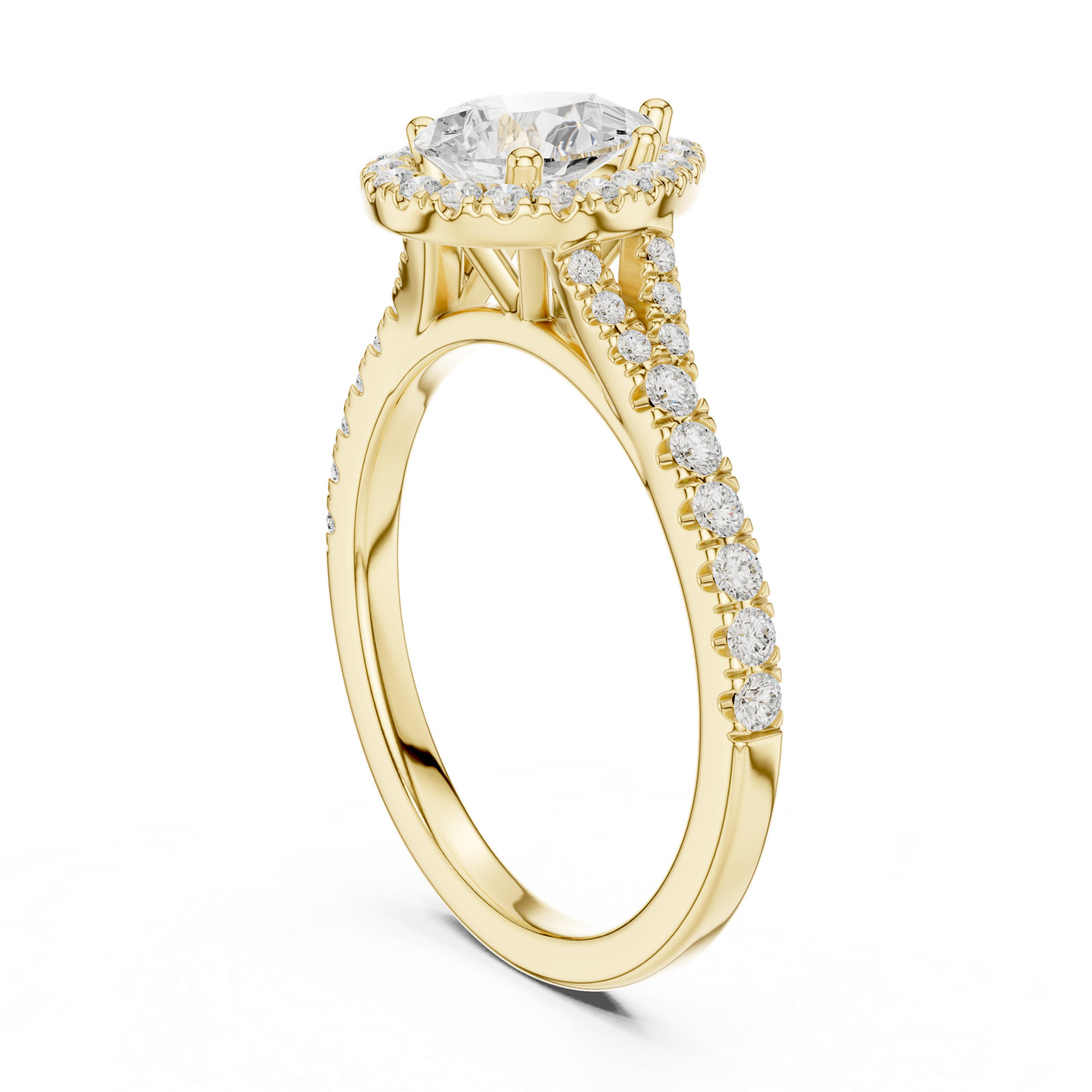 Gold Ring DDLR-911, Yellow Gold, view 1