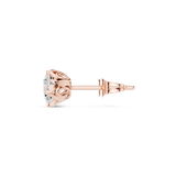 Gold Earrings APSE, Rose Gold, view 3