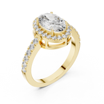 Gold Ring LR-0050, Yellow Gold, view 2