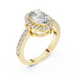 Gold Ring LR-0050, Yellow Gold, view 2