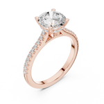 Gold Ring DDLR-1003, Rose Gold, view 2