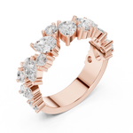 Gold Ring DDLR-378, Rose Gold, view 2