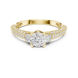 Gold Ring LR-0329, Yellow Gold, view 4