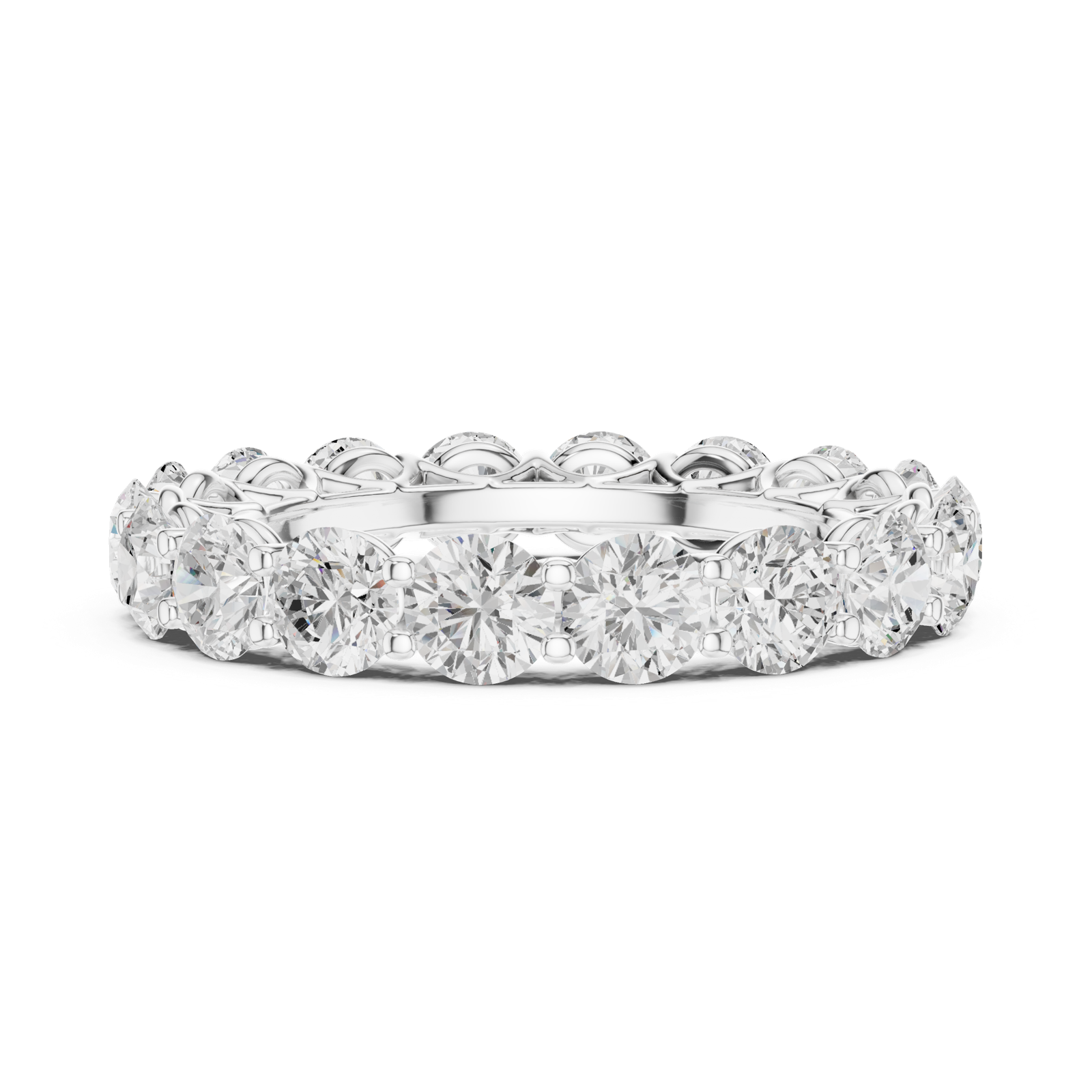 Gold Ring DDLR-675, White Gold, view 3