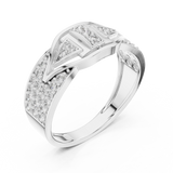 Gold Ring LR-01 (24), White Gold, view 2