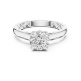 Gold Ring LR-0044, White Gold