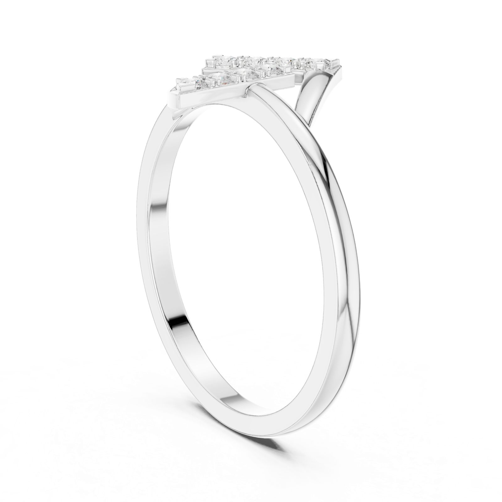 Gold Ring HLR-230, White Gold