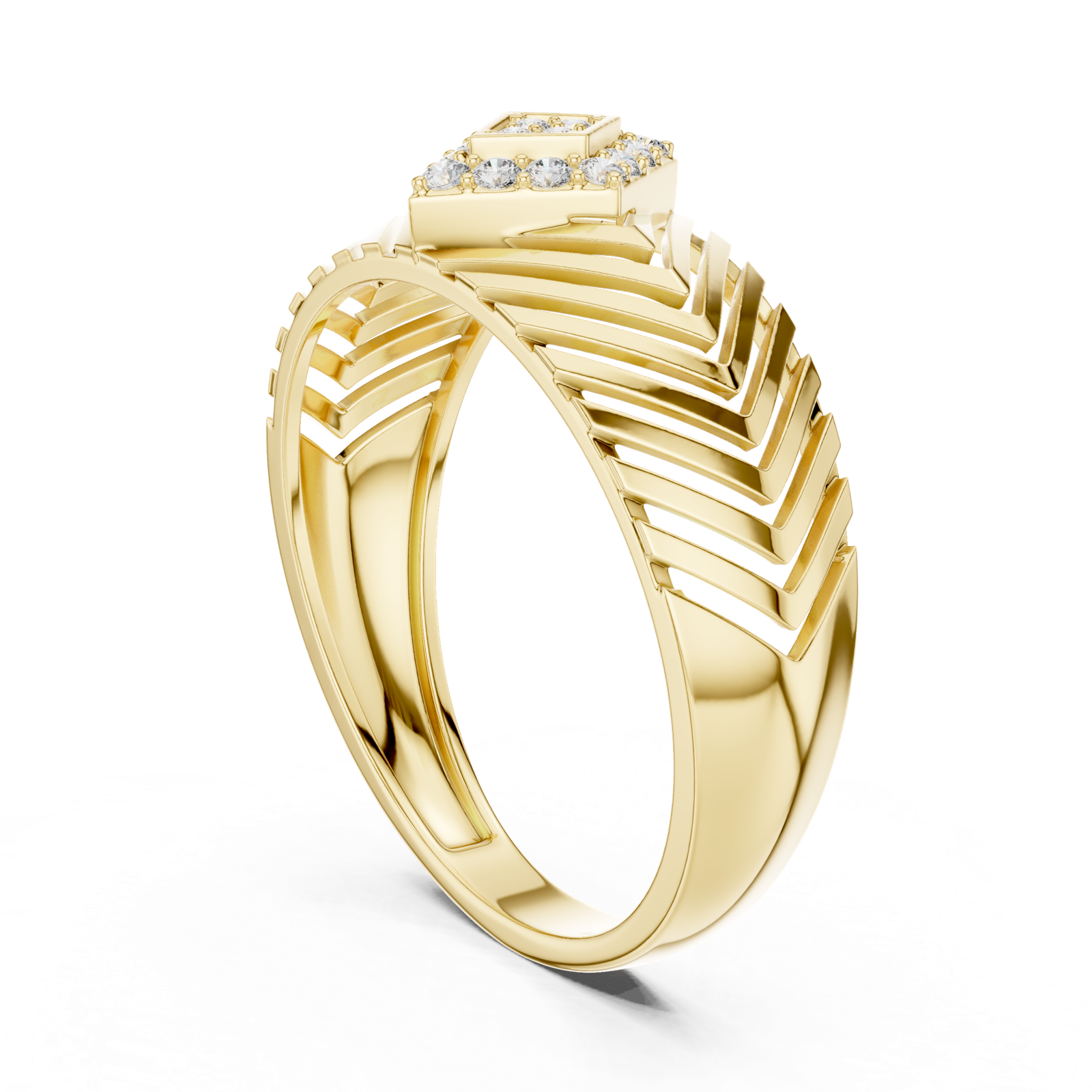 Gold Ring LR-01 (23), Yellow Gold