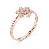 Gold Ring Ledis Ring, Rose Gold, view 2