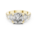 Gold Ring DDLR-181, Yellow Gold, view 4