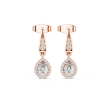 Gold Earrings 3-10015E_112, Rose Gold