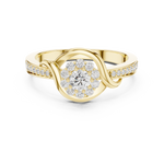 Gold Ring SBWR(46), Yellow Gold, view 4