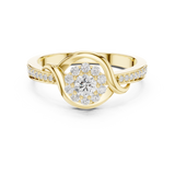 Gold Ring SBWR(46), Yellow Gold, view 4