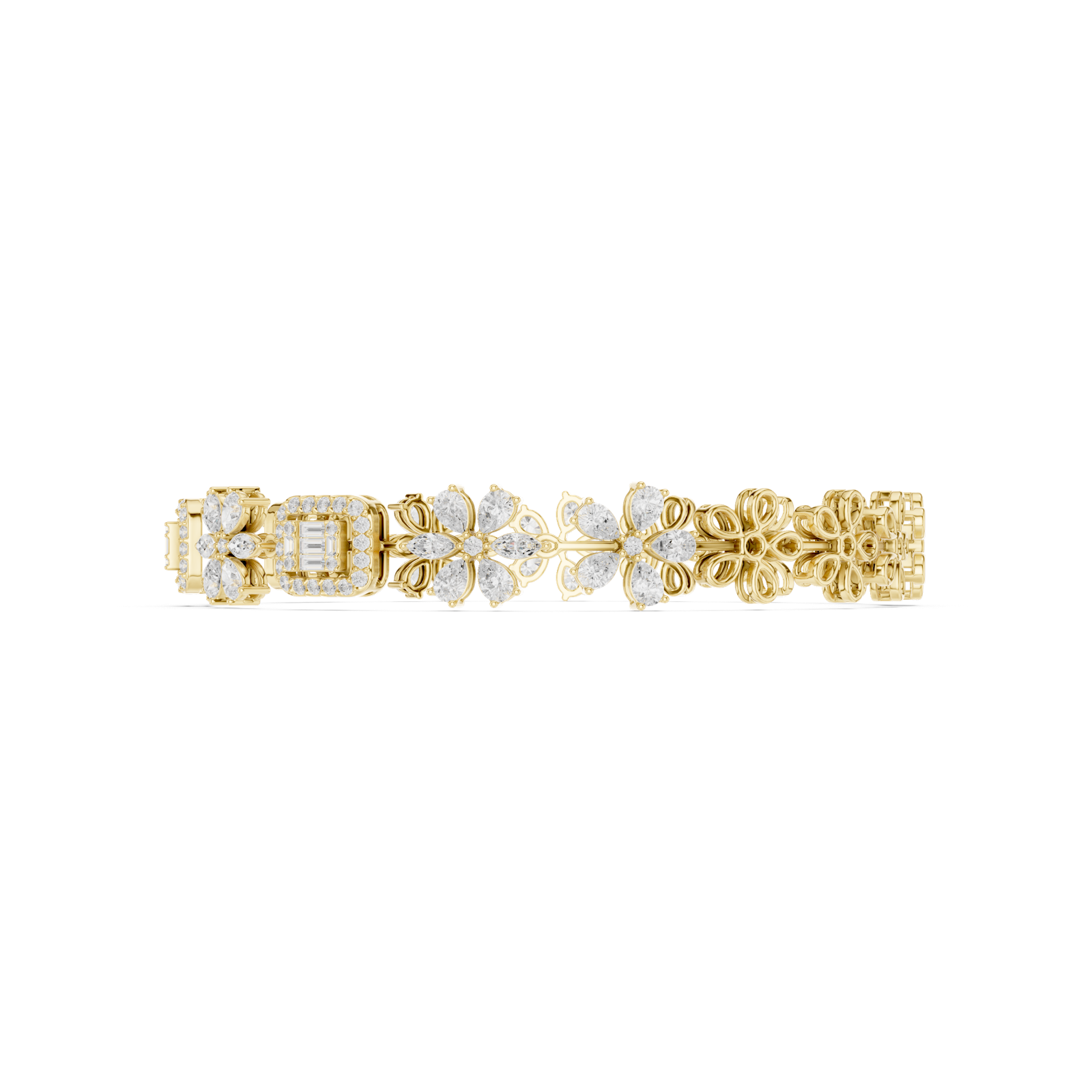 Gold Bracelet SBWB (43), Yellow Gold, view 3