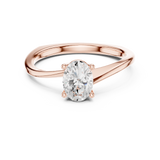 Gold Ring DDLR-478, Rose Gold, view 4