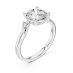 Gold Ring DDLR-975, White Gold, view 2