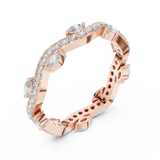 Gold Ring DDLR-237, Rose Gold, view 2