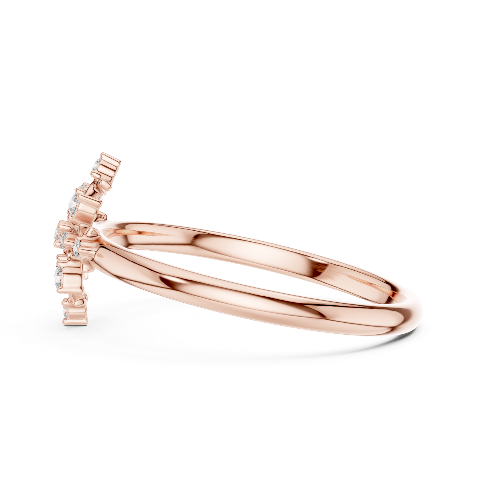 Gold Ring 1 (391), Rose Gold, view 3