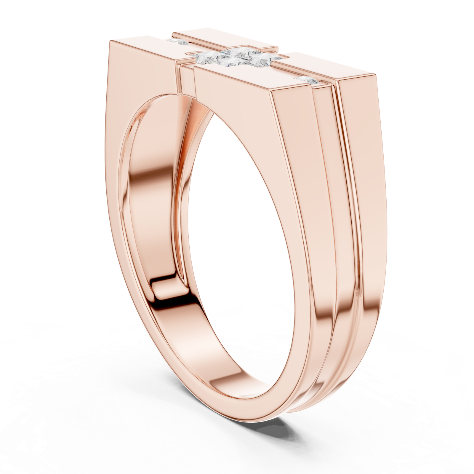 Gold Ring SBMR(48), Rose Gold, view 1