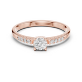 Gold Ring DDLR-834, Rose Gold