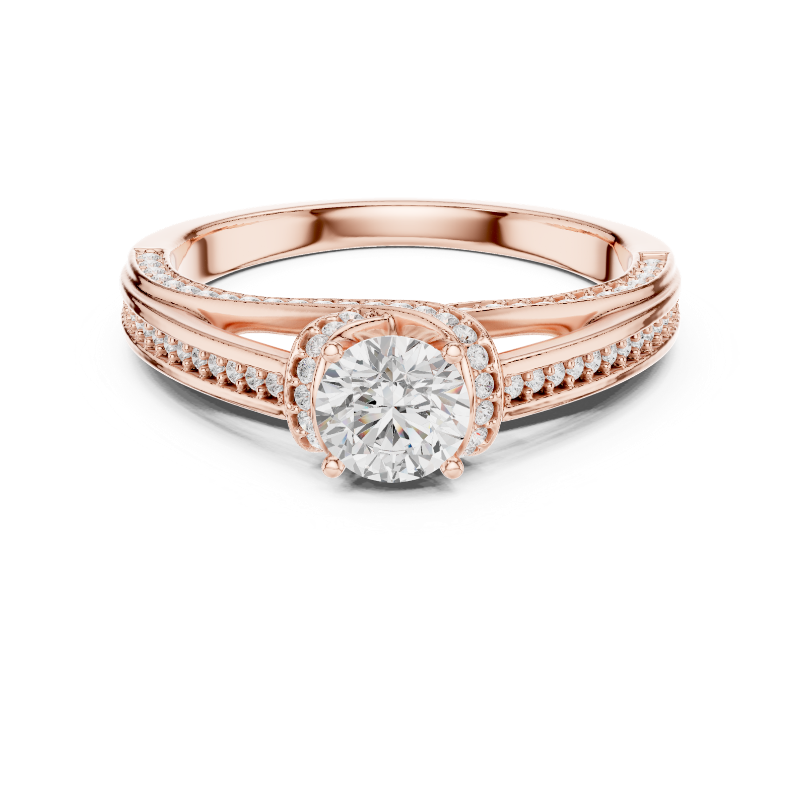 Gold Ring LR-0304, Rose Gold
