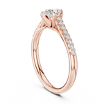 Gold Ring DDLR-586, Rose Gold