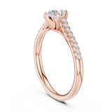 Gold Ring DDLR-586, Rose Gold