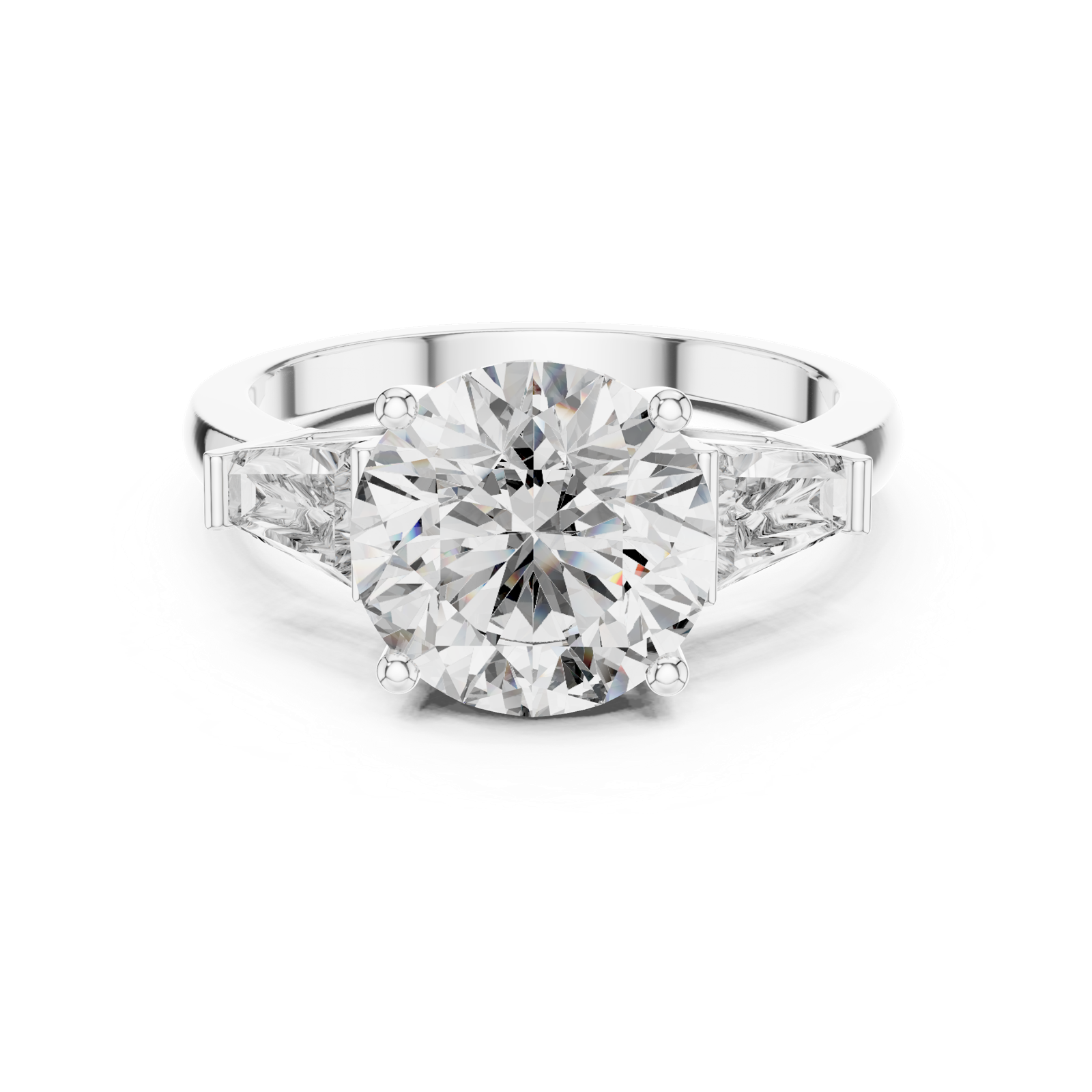 Gold Ring LR-0048, White Gold