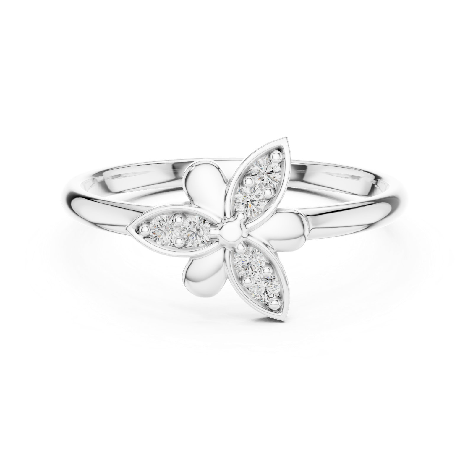 Gold Ring 1 (263), White Gold, view 4