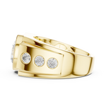 Gold Men's Ring GGR-0003, Yellow Gold, view 3