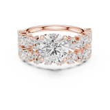 Gold Ring DDLR-939, Rose Gold, view 4