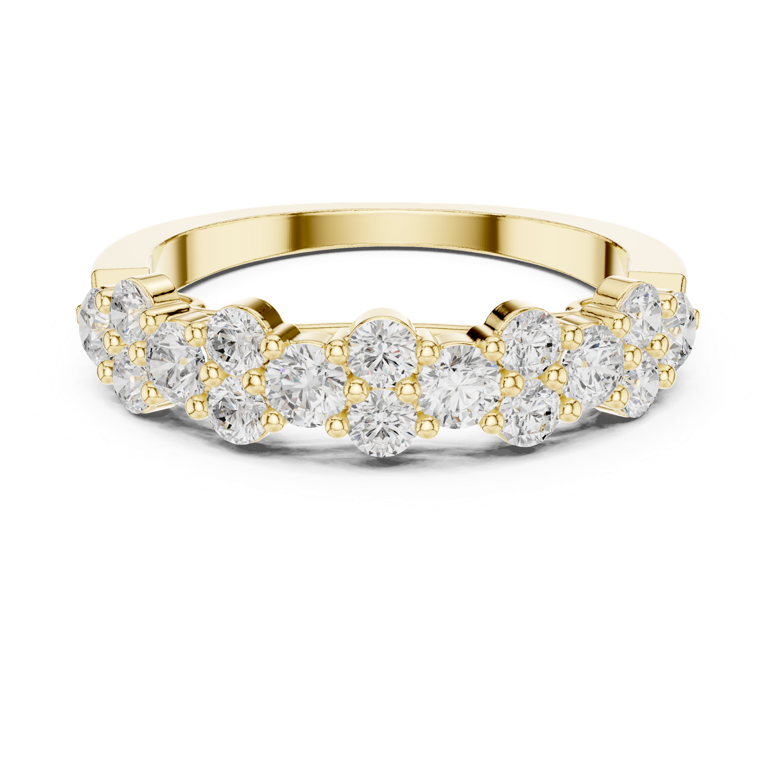 Gold Ring DDLR-451, Yellow Gold, view 4