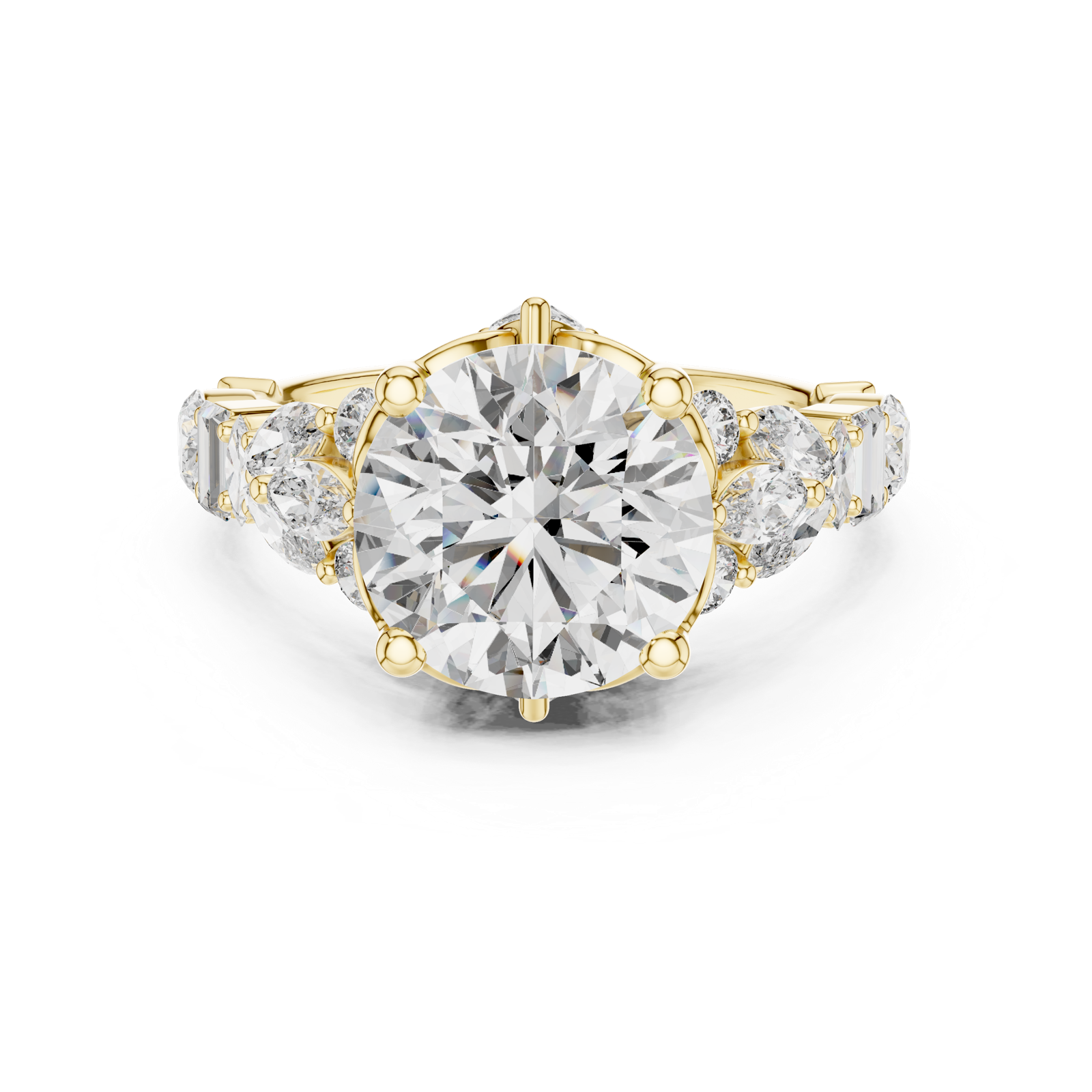Gold Ring DDLR-058, Yellow Gold
