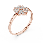 Gold Ring Ledis Ring, Rose Gold, view 2