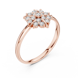 Gold Ring Ledis Ring, Rose Gold, view 2