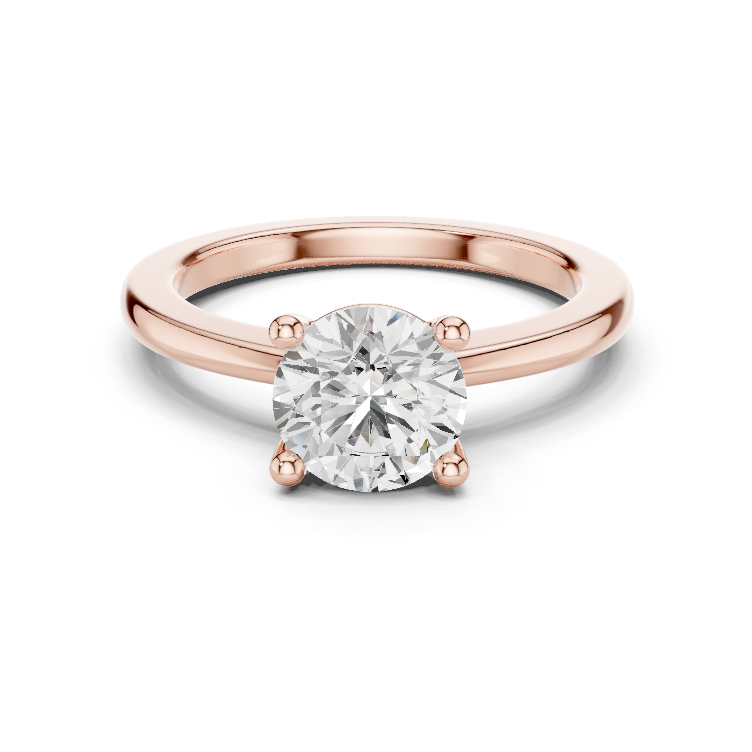 Gold Ring DDLR-848, Rose Gold