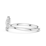 Gold Ring 12-10047@L, White Gold, view 3