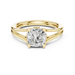 Gold Ring DDLR-574, Yellow Gold, view 4