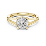 Gold Ring DDLR-574, Yellow Gold, view 4