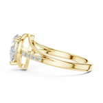 Gold Ring DDLR-473, Yellow Gold, view 3