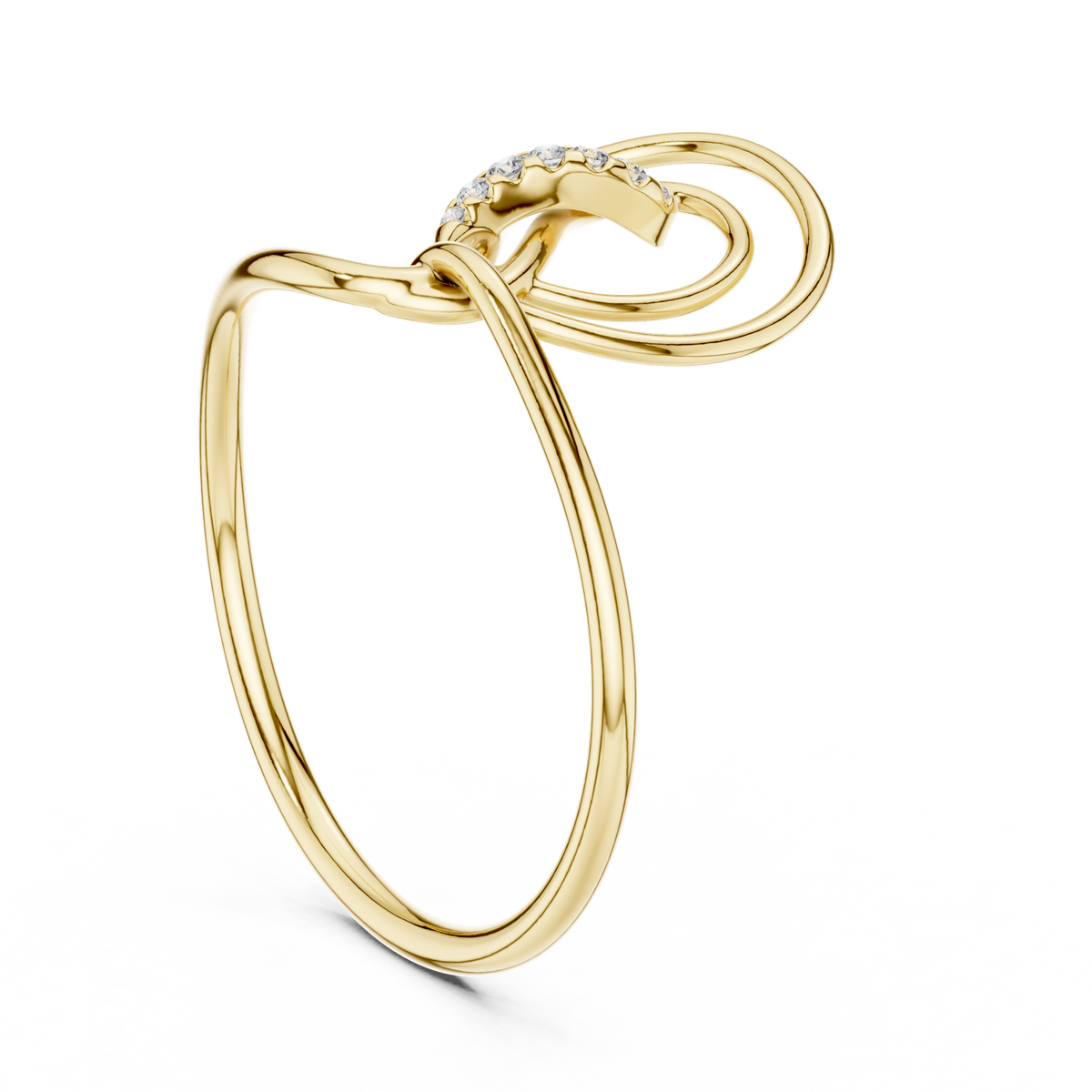 Gold Ring 1 (153), Yellow Gold, view 1