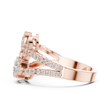 Gold Ring 19-120006L, Rose Gold, view 3