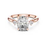 Gold Ring DDLR-164, Rose Gold, view 4